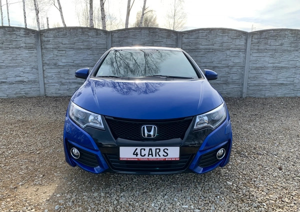 Honda Civic cena 51000 przebieg: 141232, rok produkcji 2015 z Szprotawa małe 562